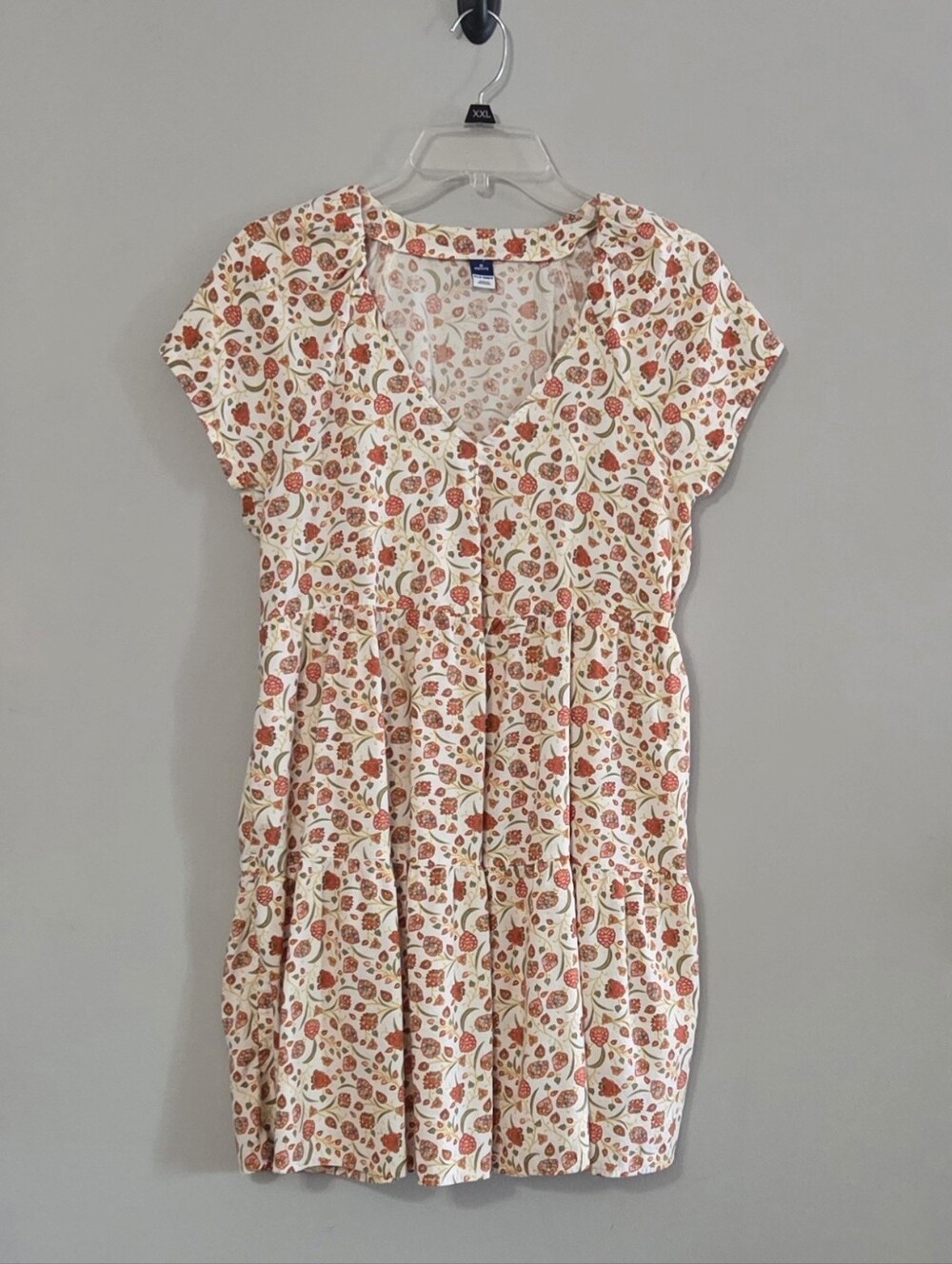 Old Navy Flora V-neck Mini Swing Dress with Pockets Size M Petite